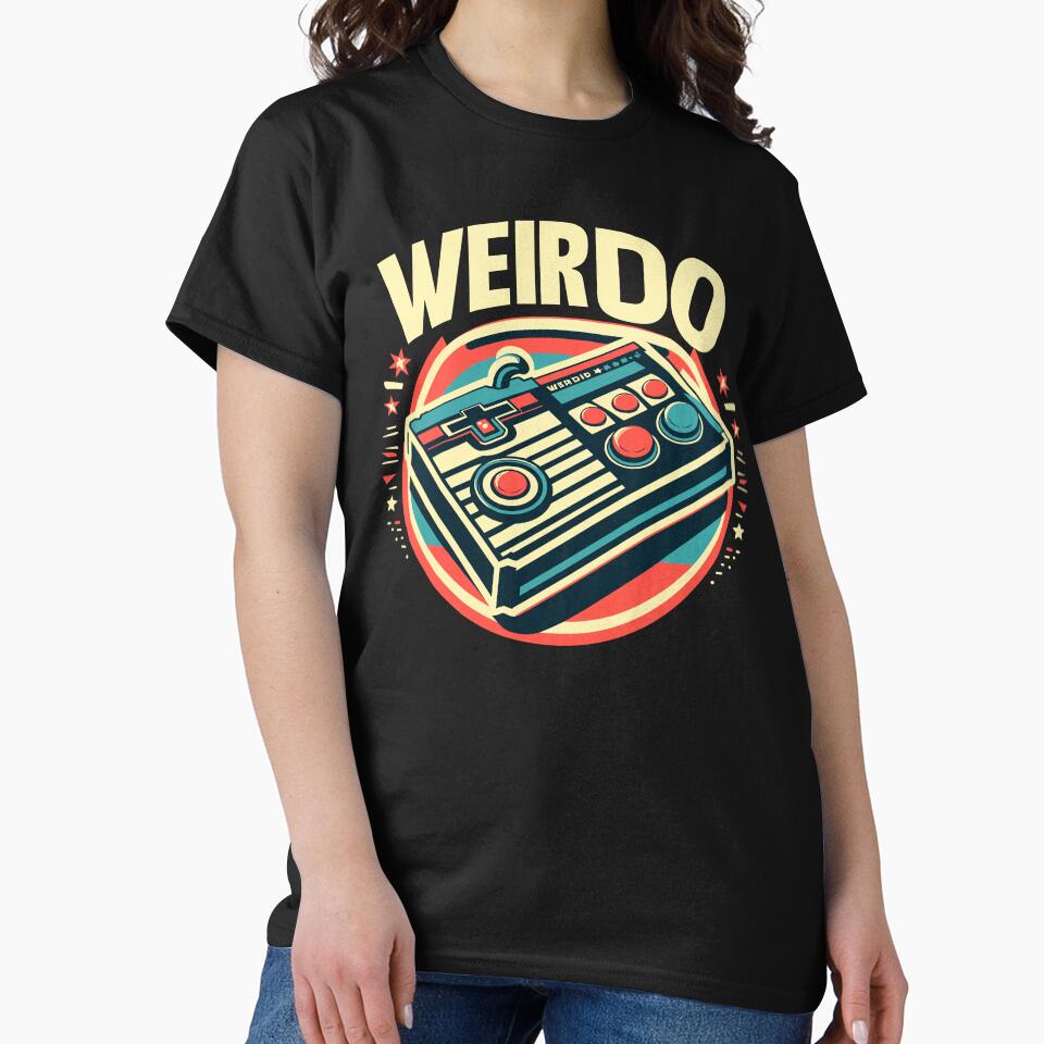 Weirdo in Style - Minimal and Modern Typography retro gaming by diegomenjivar92