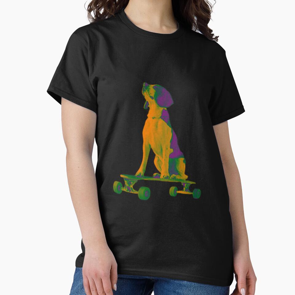 Puppy Sitting Skateboard T-Shirts, Hoodie, Sweatshirt