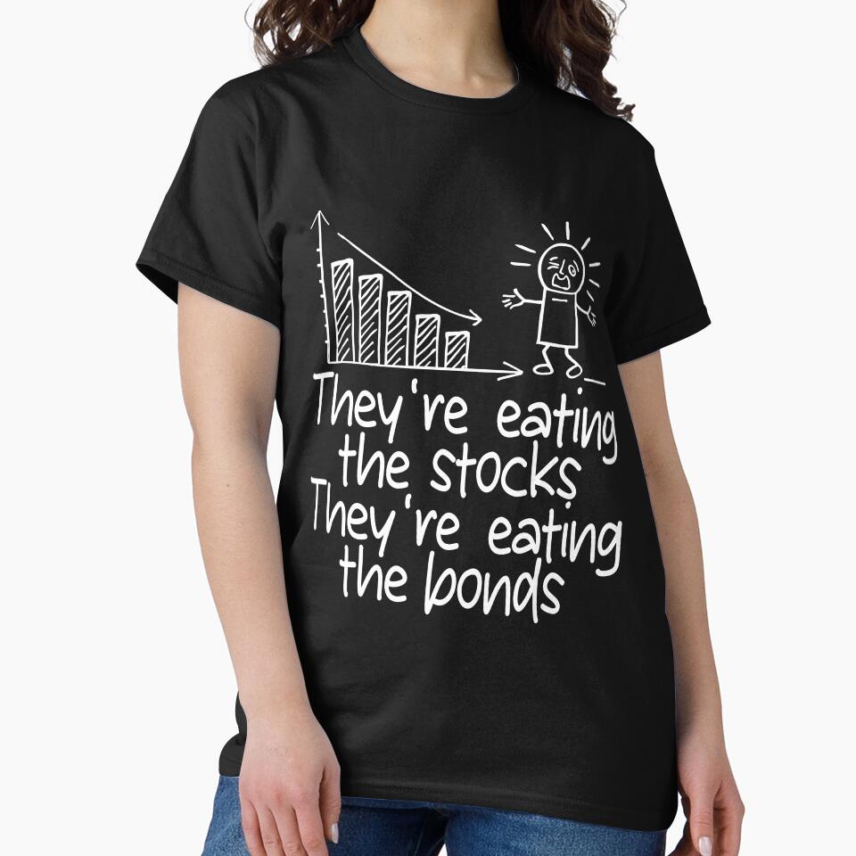 They're Eating the Stocks – Financial Panic Doodle by jordyline T-Shirts, Hoodie, Sweatshirt | BlankRebels.com (Image 2)
