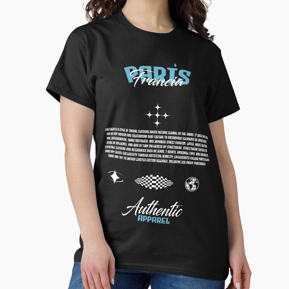 Paris France Streetwear by NF Designs Studio DTF T-Shirts, Hoodie, Sweatshirt | BlankRebels.com (Image 2)