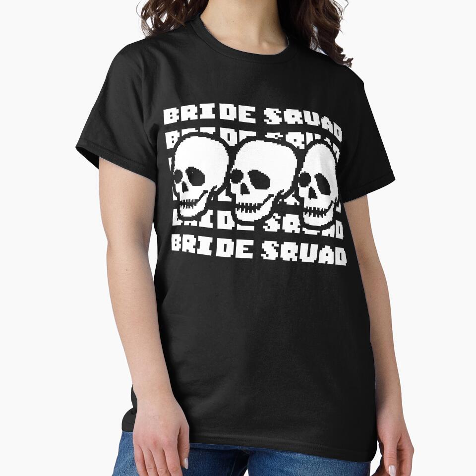Halloween Bride Squad Skeleton by Hic21 T-Shirts, Hoodie, Sweatshirt | BlankRebels.com (Image 2)