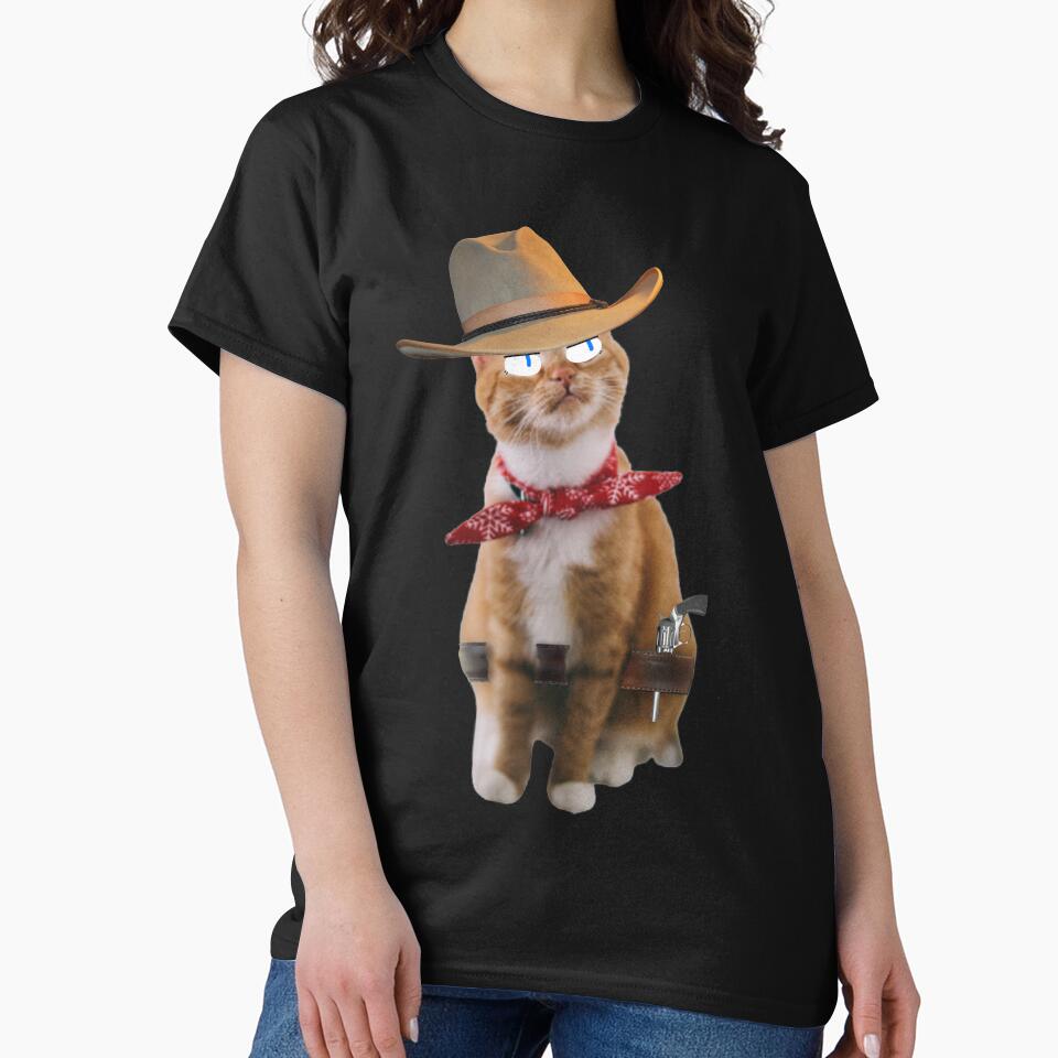 Cowboy cat by Kaiserka-art T-Shirts, Hoodie, Sweatshirt | BlankRebels.com (Image 2)