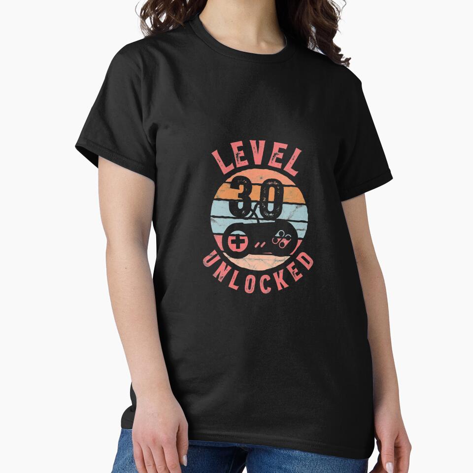 Level Up Gamer Player 30 Birthday Gift by Pubi