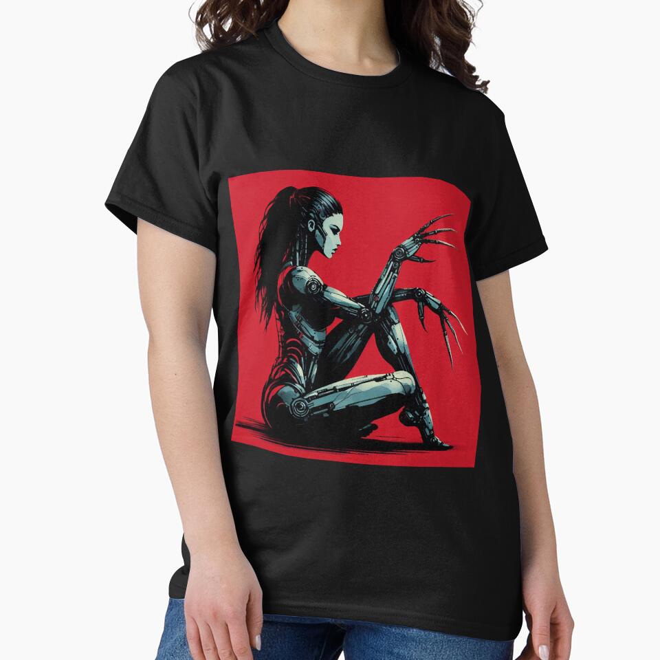 Cyberpunk Woman Cyborg Assassin T-Shirts, Hoodie, Sweatshirt