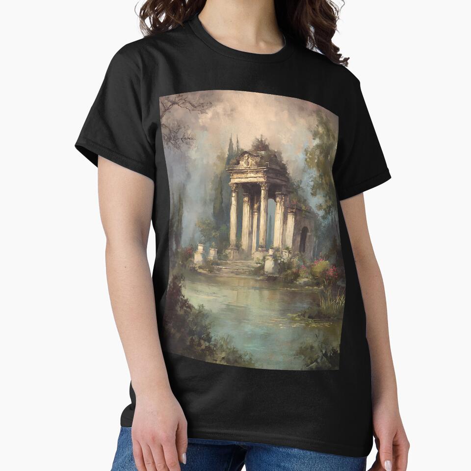 Dark Academia: Vintage Classical Art by bapupa T-Shirts, Hoodie, Sweatshirt | BlankRebels.com (Image 2)