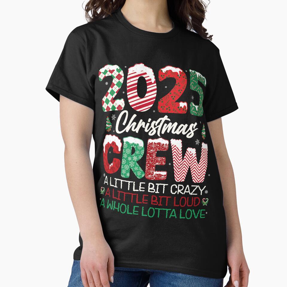 Christmas Crew 2025 Funny Family Holiday Matching by kienoy T-Shirts, Hoodie, Sweatshirt | BlankRebels.com (Image 2)