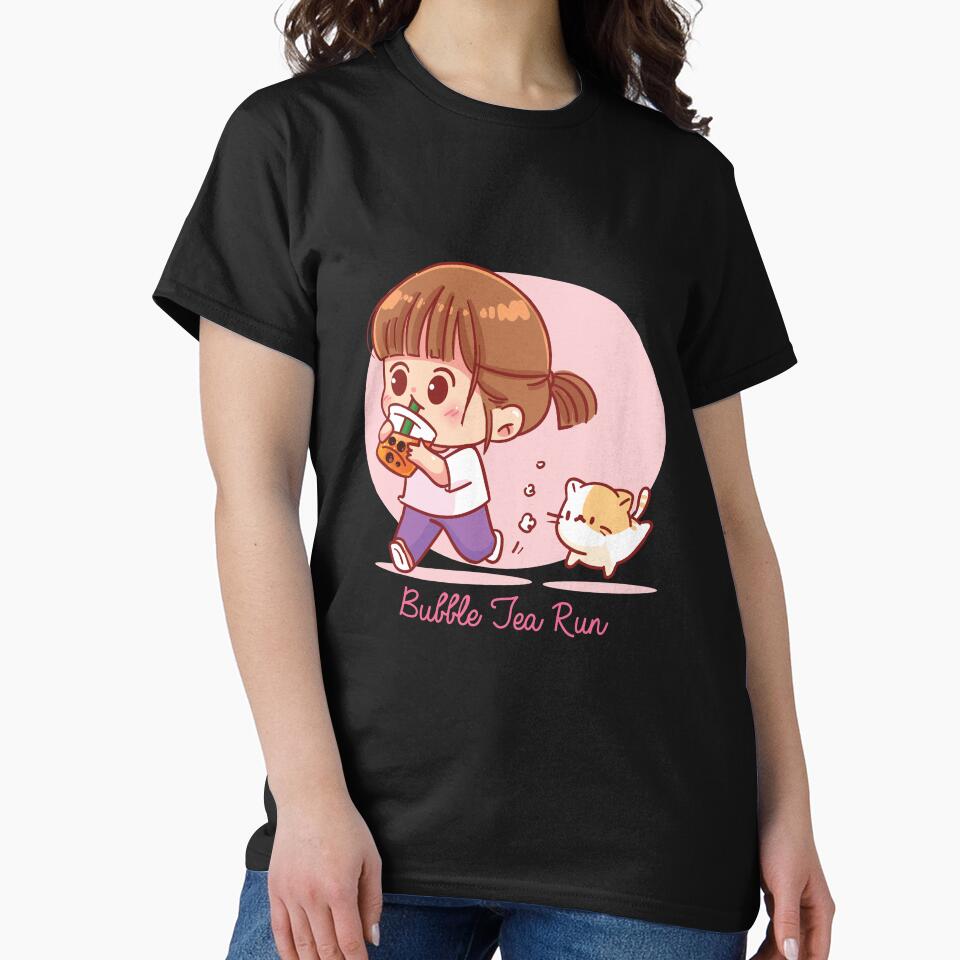 Bubble Tea Run T-Shirt | Top | Tank Top | Hoodie by MonkeyPaper Sweatshirt | BlankRebels.com (Image 2)