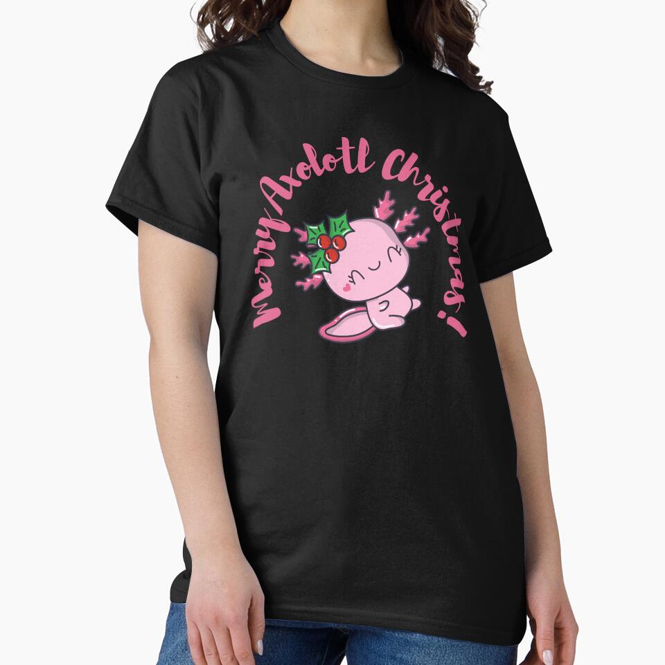 Cute Axolotl Christmas by MimsTees T-Shirts, Hoodie, Sweatshirt | BlankRebels.com (Image 2)