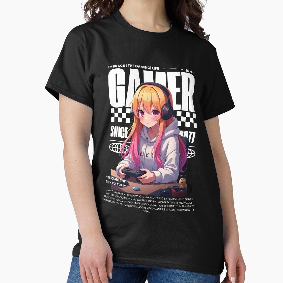 GAMER GIRL |  Anime Streetwear by TeenVibe-Shop T-Shirts, Hoodie, Sweatshirt | BlankRebels.com (Image 2)