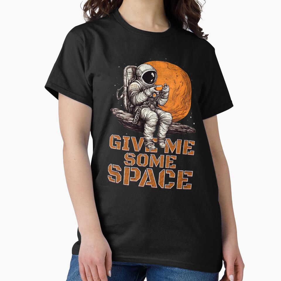 Just Give Me Some Space T-shirt - Unisex Vintage design by Vikingstorm Hoodie, Sweatshirt | BlankRebels.com (Image 2)