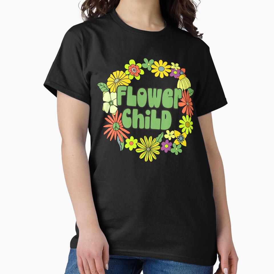 Stay Wild Flower Child by machmigo T-Shirts, Hoodie, Sweatshirt | BlankRebels.com (Image 2)