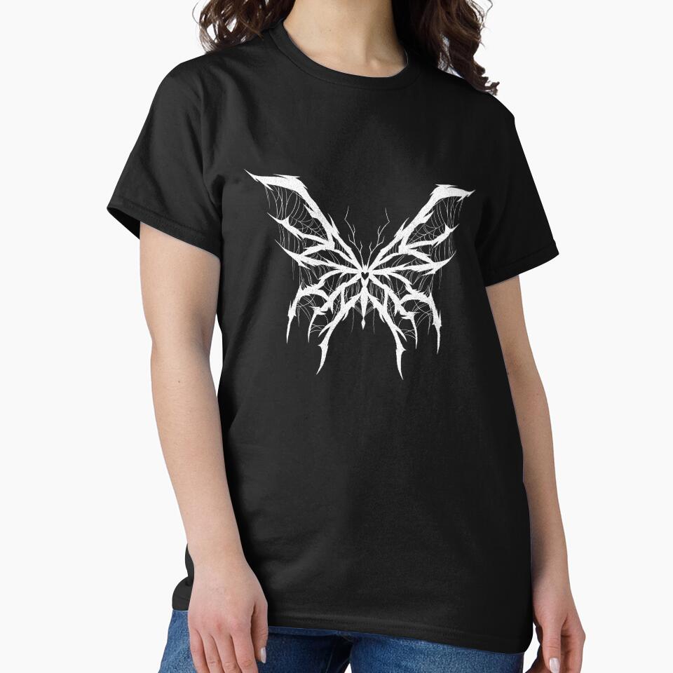 y2k Goth Butterfly by Mystic Heart T-Shirts, Hoodie, Sweatshirt | BlankRebels.com (Image 2)
