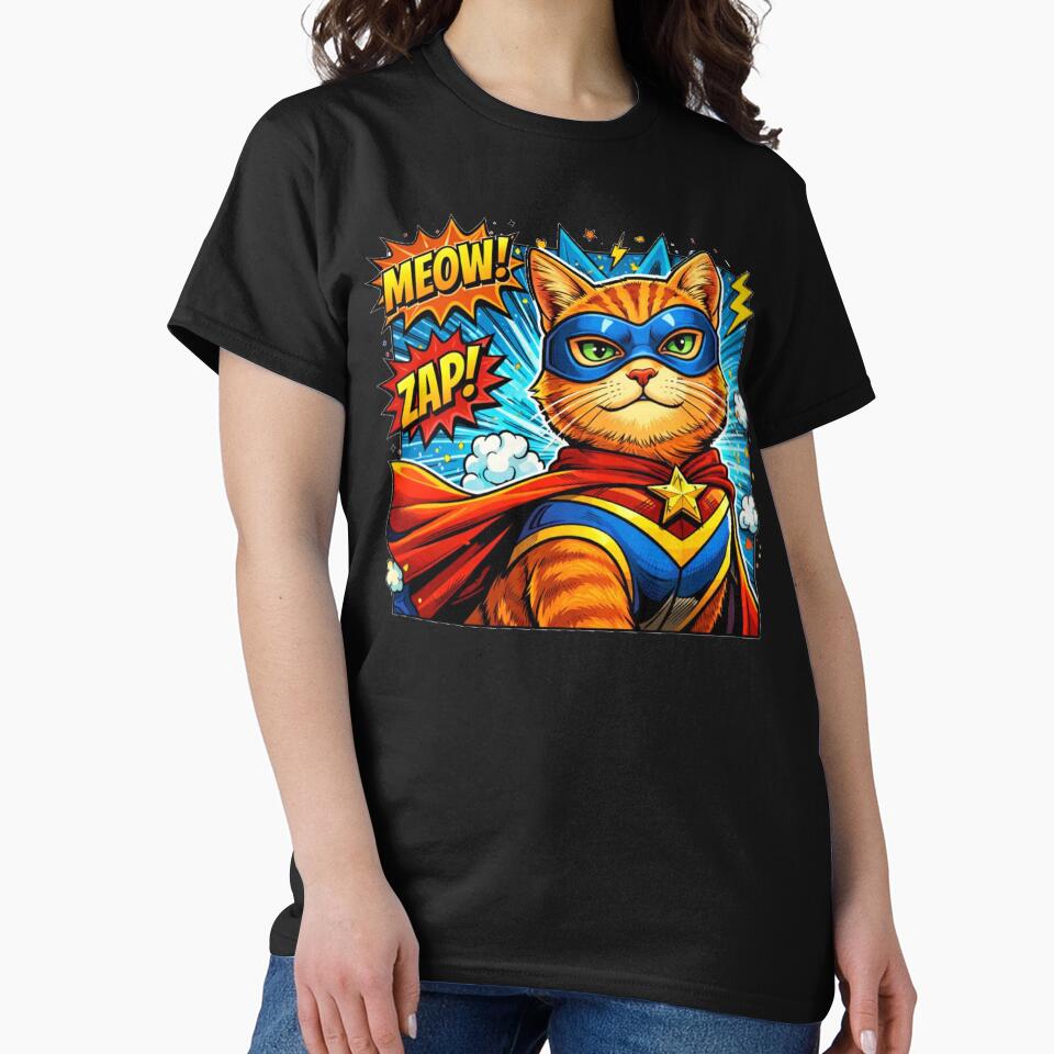Superhero Cat Comic “MEOW! ZAP!” by the-dovlat