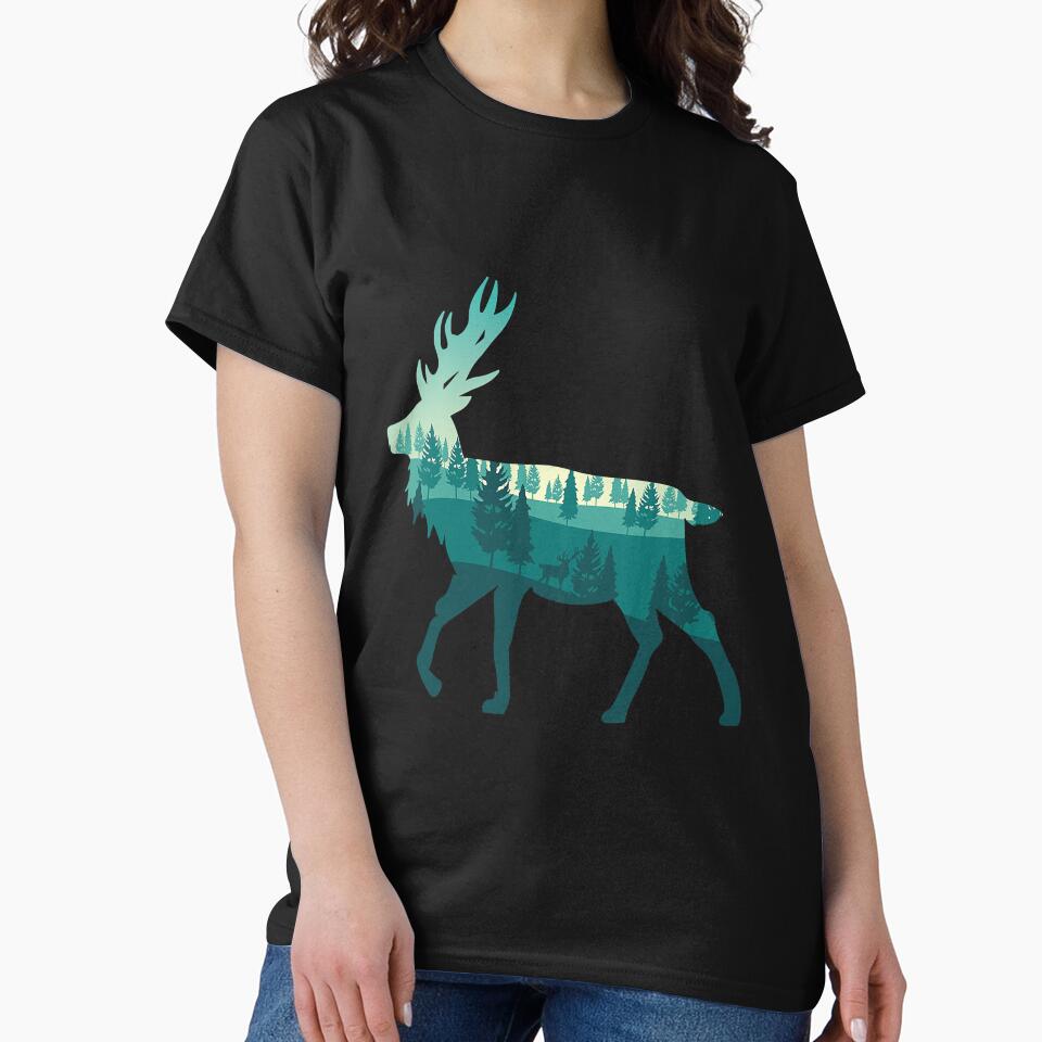 Nature Wildlife Deer Animal Lover by BundlerVq T-Shirts, Hoodie, Sweatshirt | BlankRebels.com (Image 2)