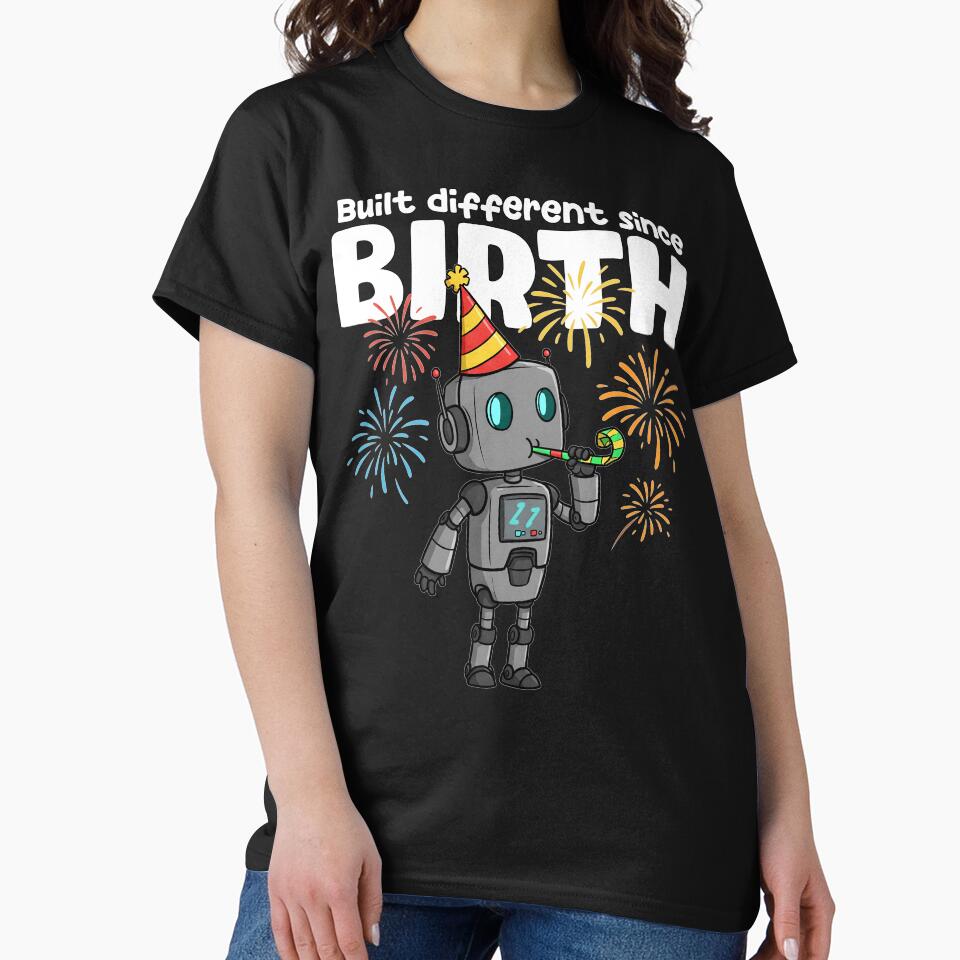 BUILT DIFFERENT SINCE BIRTH - BIRTHDAY GIFT by KEF Custom T-Shirts, Hoodie, Sweatshirt | BlankRebels.com (Image 2)