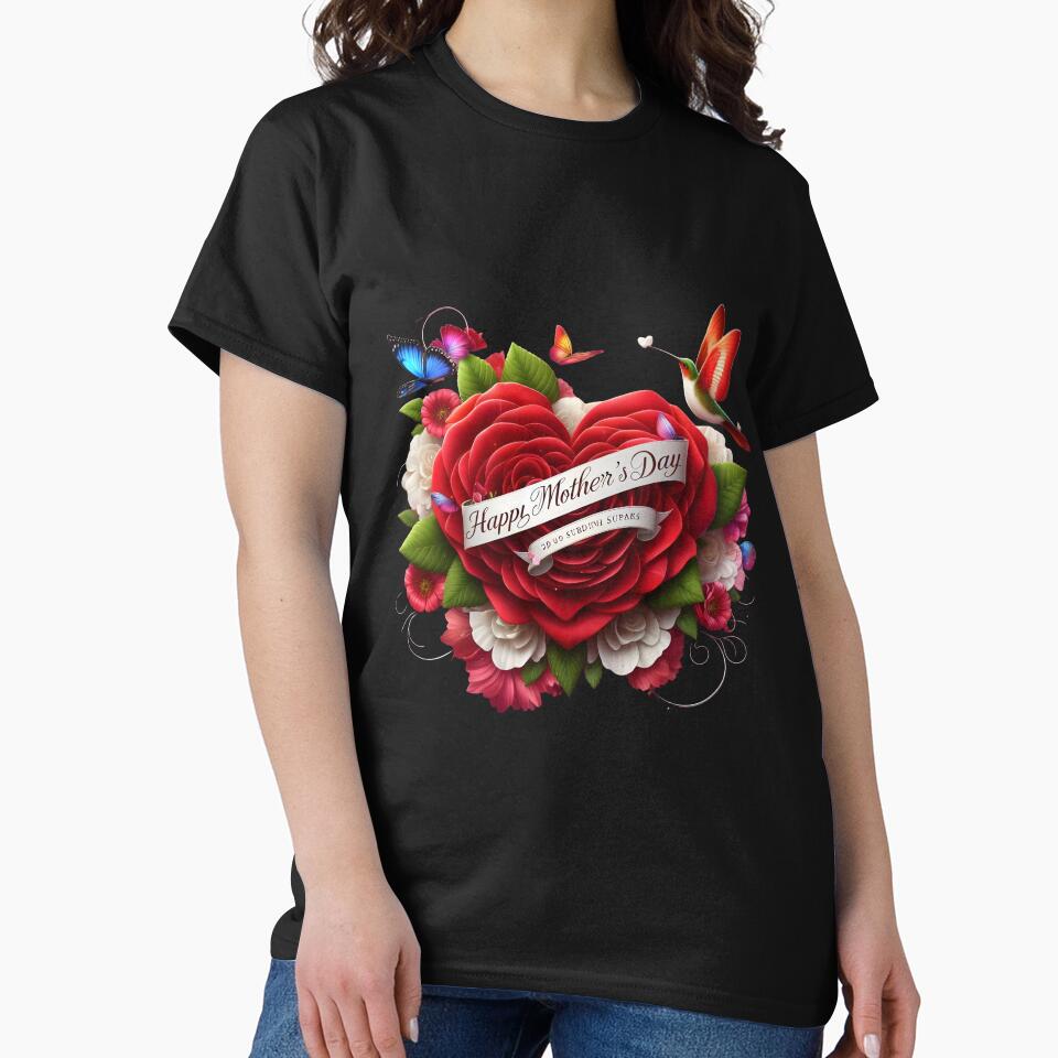 For Mother's Day 2024: 3D Heart by sofia1971 T-Shirts, Hoodie, Sweatshirt | BlankRebels.com (Image 2)