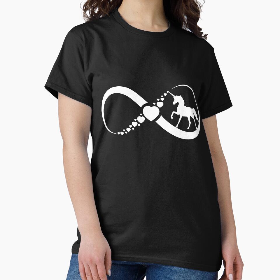 Unicorn Infinity white by skylove94 T-Shirts, Hoodie, Sweatshirt | BlankRebels.com (Image 2)