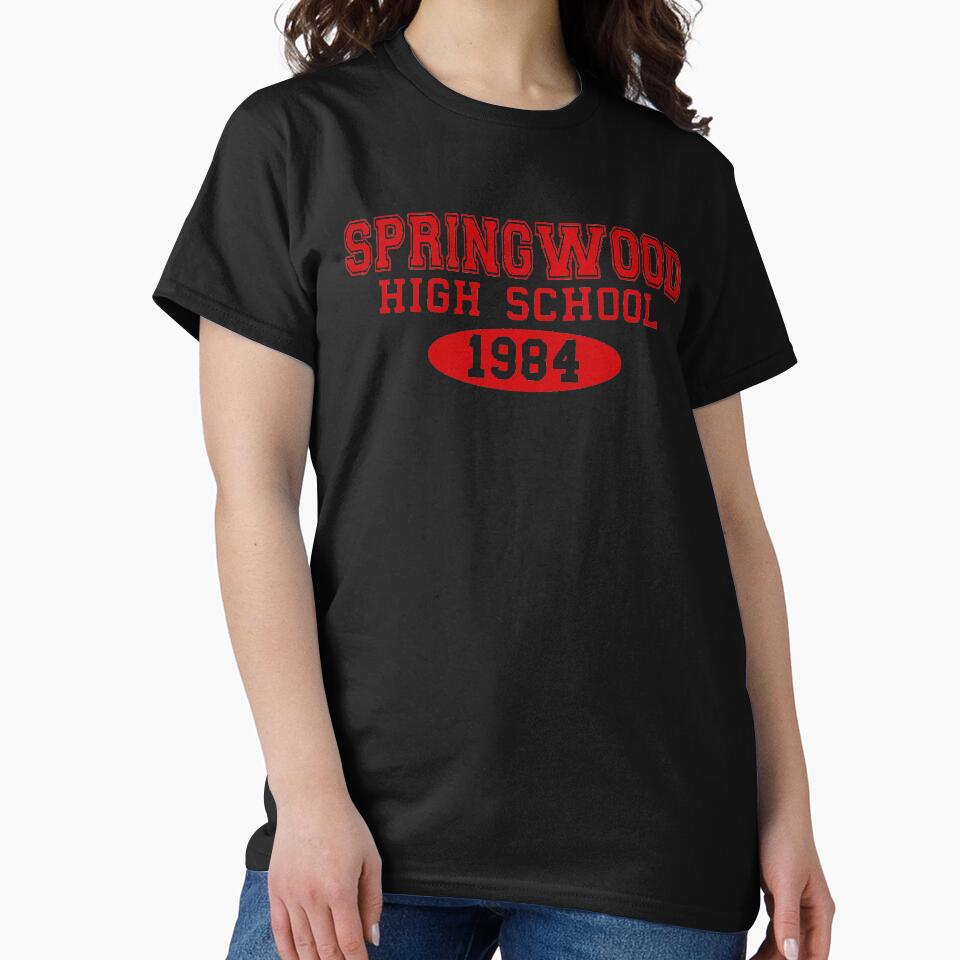 Nightmare On Elm Street Springwood High School by robinsonorono T-Shirts, Hoodie, Sweatshirt | BlankRebels.com (Image 2)