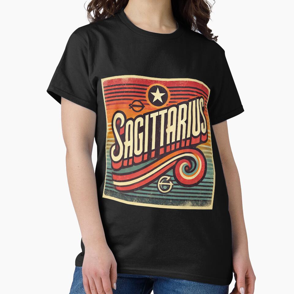 Sagittarius Retro Zodiac Sign by Sototos® ⭐⭐⭐⭐⭐ T-Shirts, Hoodie, Sweatshirt | BlankRebels.com (Image 2)