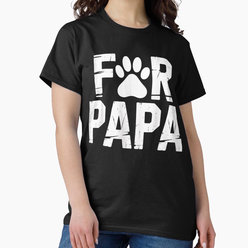 Funny Fur Papa Pet Lover Dog Dad by NailMolisa T-Shirts, Hoodie, Sweatshirt | BlankRebels.com (Image 2)