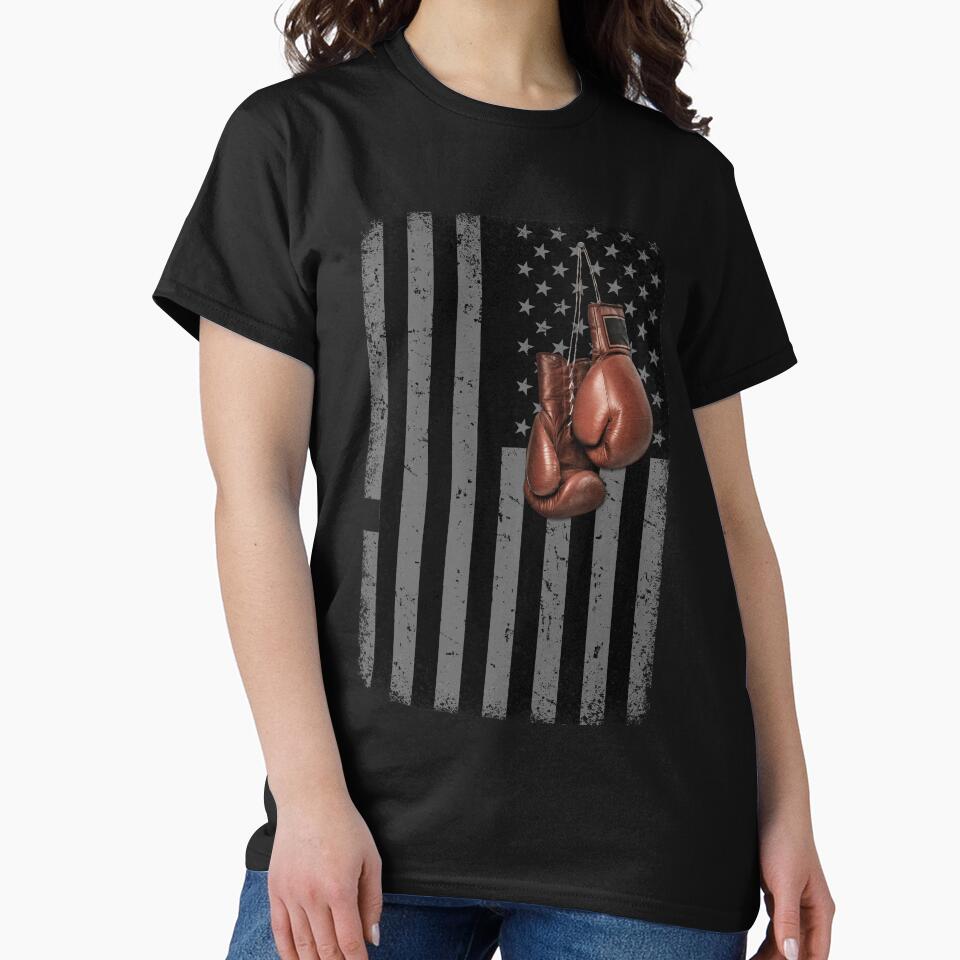American Flag Boxing Gloves Vintage by TheWildStyle T-Shirts, Hoodie, Sweatshirt | BlankRebels.com (Image 2)