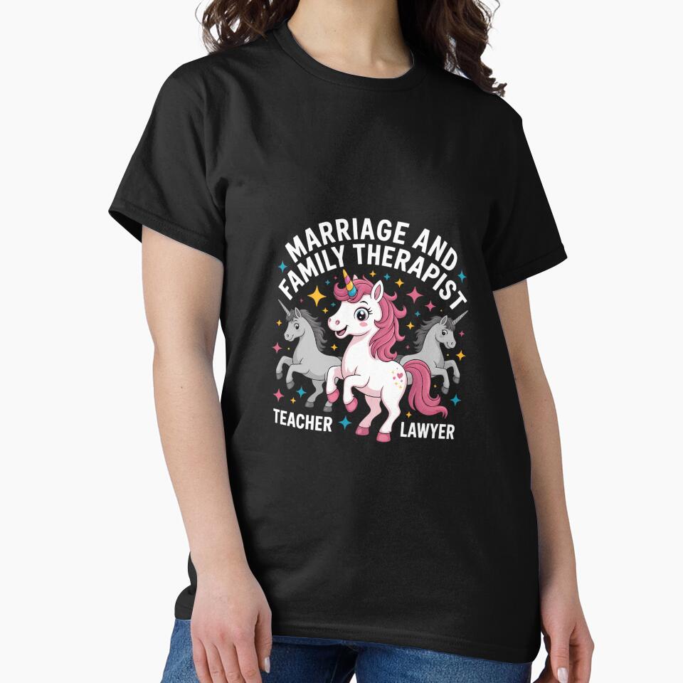 Family Therapist Unicorn by SyncSusscess T-Shirts, Hoodie, Sweatshirt | BlankRebels.com (Image 2)