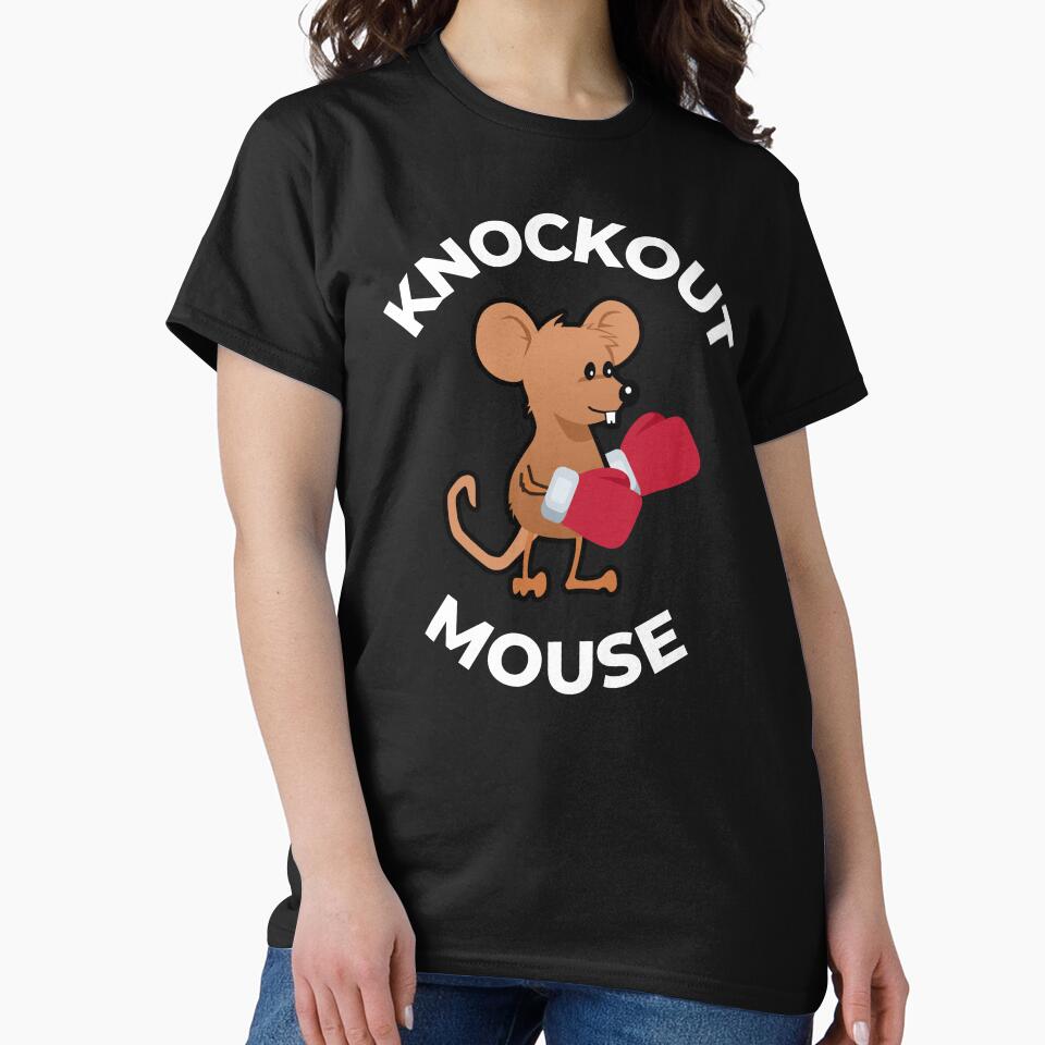 Knockout Mouse - Genetics, Funny Science Gift, Geneticist, Microbiology, Neuroscience, Molecular Biology by jadedscientist