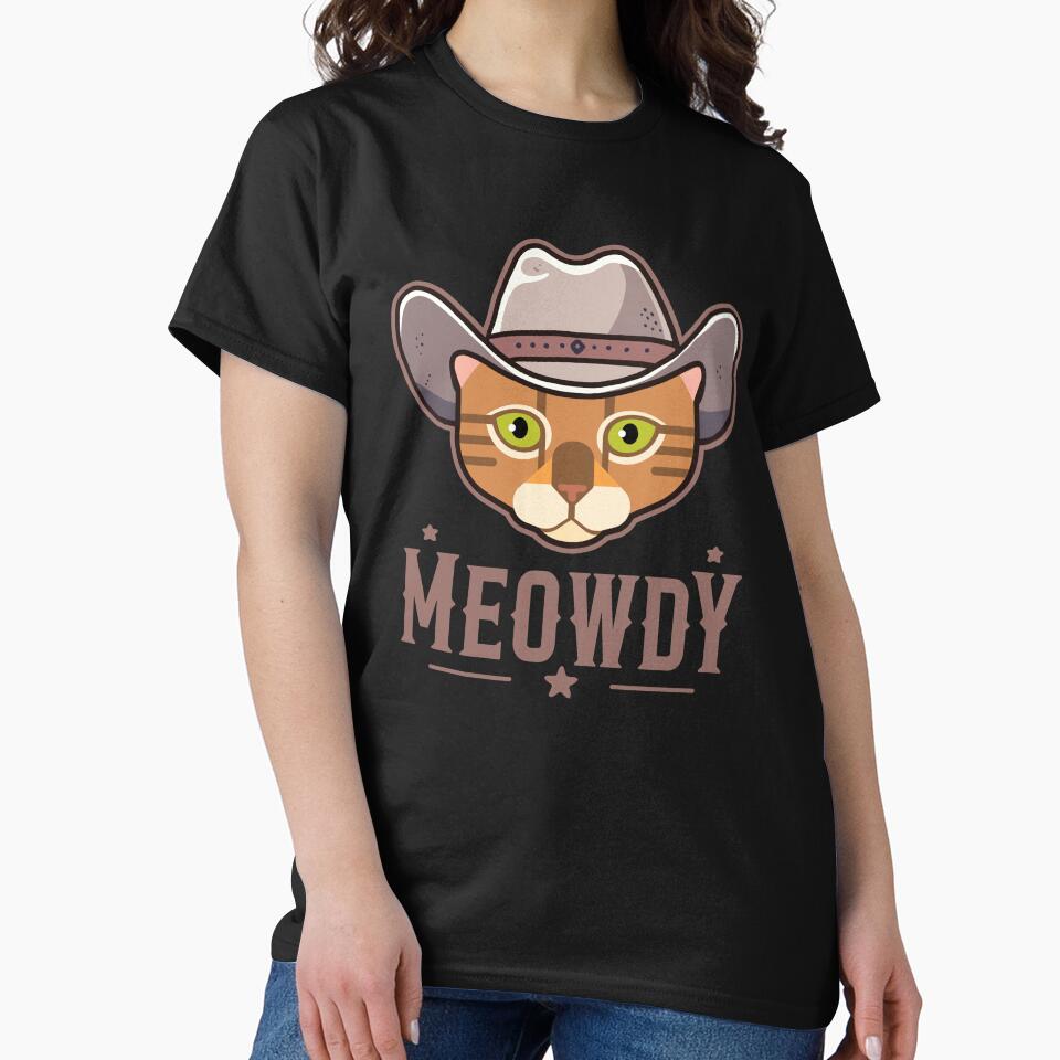 Bengal Cat Meowdy by Clara Hollins T-Shirts, Hoodie, Sweatshirt | BlankRebels.com (Image 2)