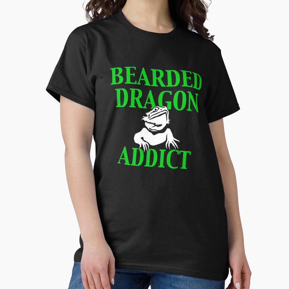 Bearded Dragon Addict by drwigglebutts T-Shirts, Hoodie, Sweatshirt | BlankRebels.com (Image 2)
