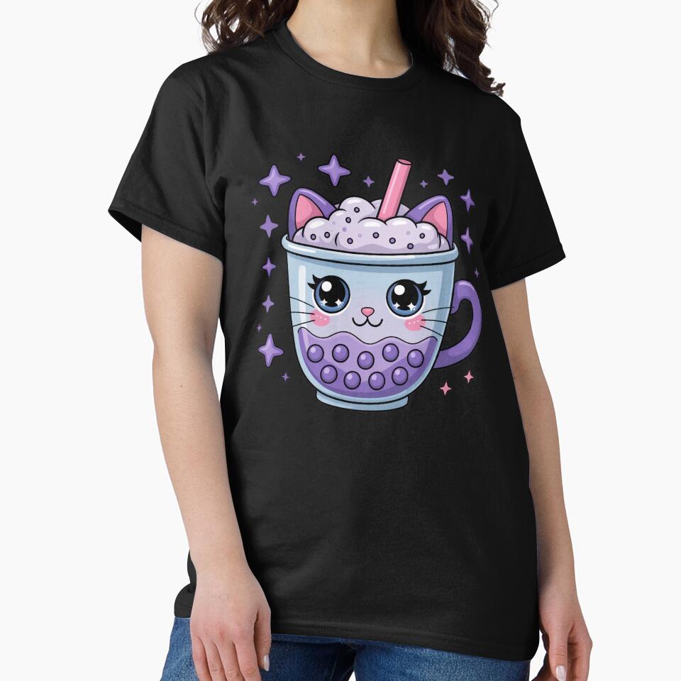 cat bubble tea by jkrphoto T-Shirts, Hoodie, Sweatshirt | BlankRebels.com (Image 2)