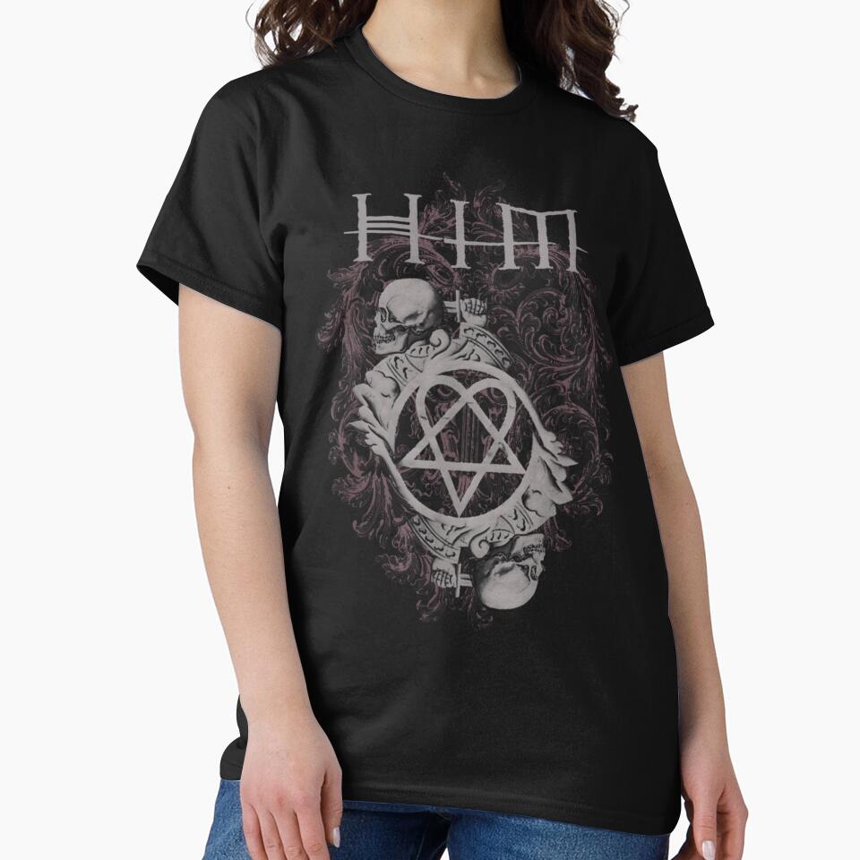 Ville Valo Him Dual Skull by BellaGraphicCo T-Shirts, Hoodie, Sweatshirt | BlankRebels.com (Image 2)
