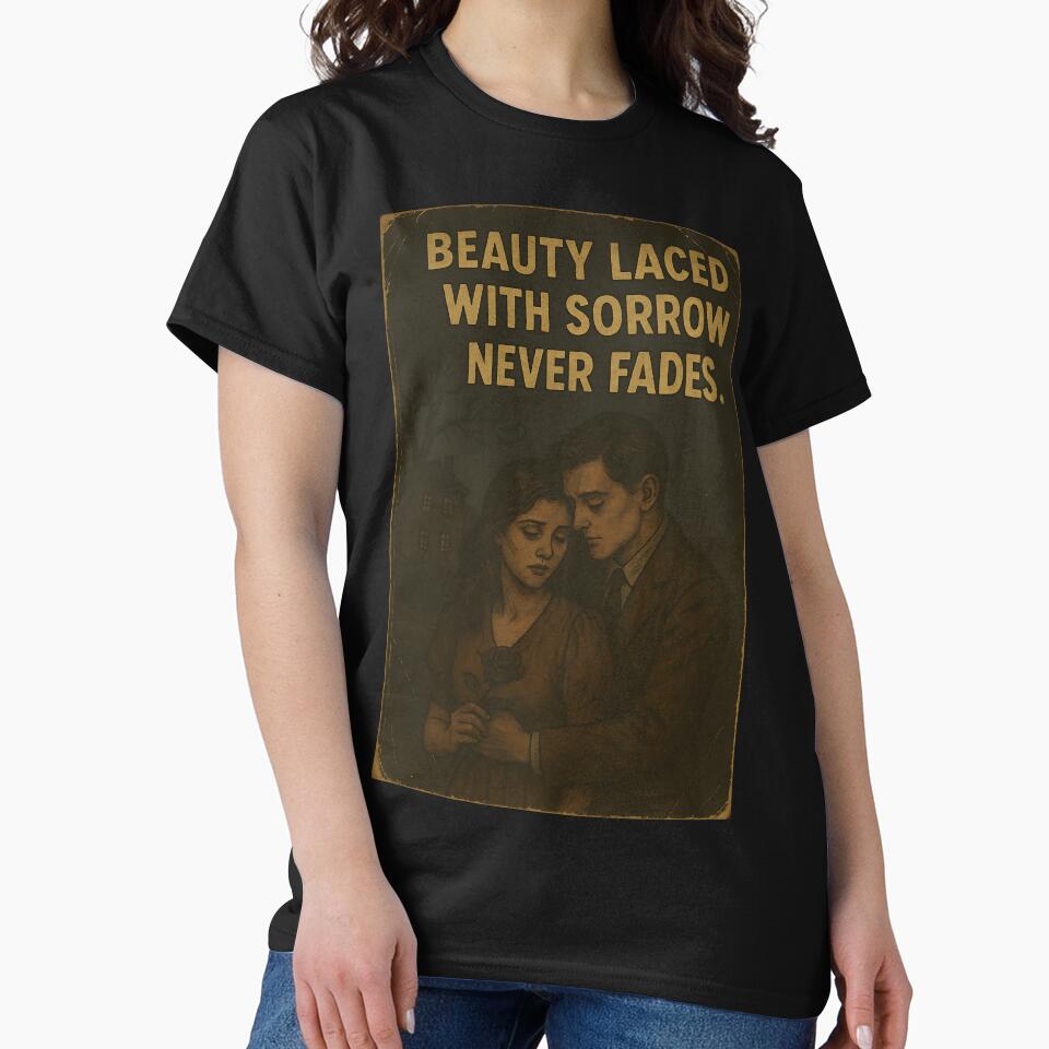 Vintage Dark Academia: Sorrow never Fades by bapupa T-Shirts, Hoodie, Sweatshirt | BlankRebels.com (Image 2)