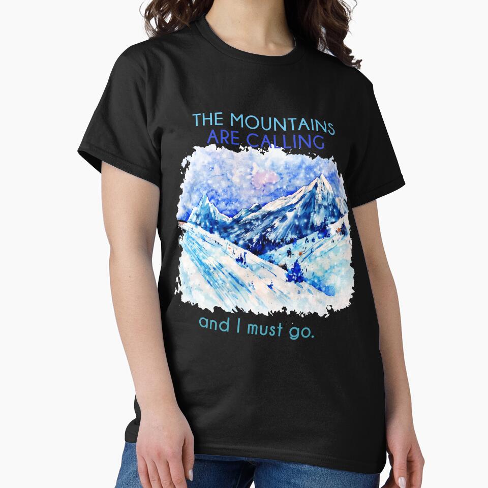 The Mountains Are Calling And I Must Go by Zmunki T-Shirts, Hoodie, Sweatshirt | BlankRebels.com (Image 2)