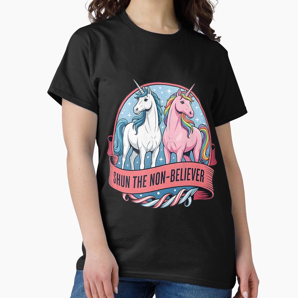 Shun The Non Believer Unicorn Fantasy by nojany T-Shirts, Hoodie, Sweatshirt | BlankRebels.com (Image 2)