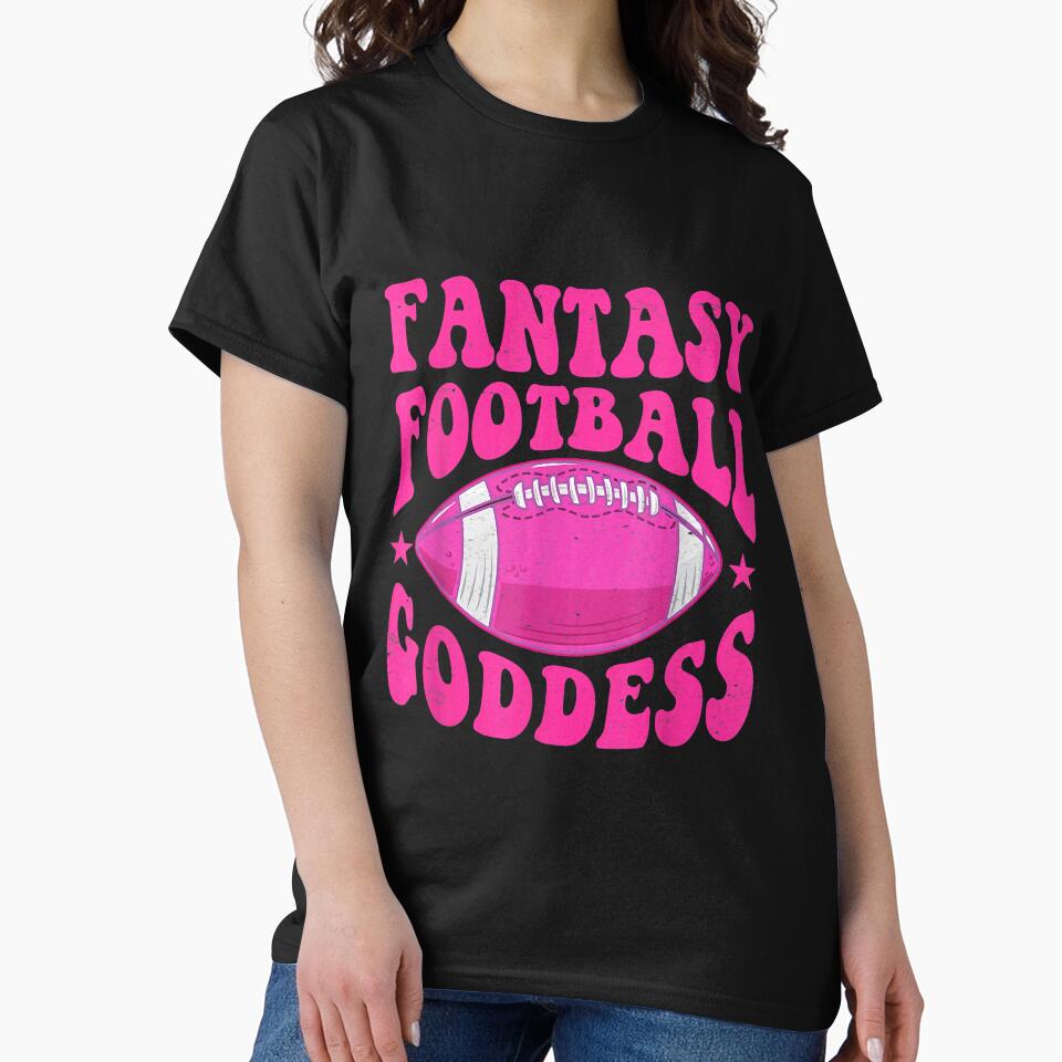 Fantasy Football Goddess Womens Cute Draft Party by AdjiratouToure T-Shirts, Hoodie, Sweatshirt | BlankRebels.com (Image 2)