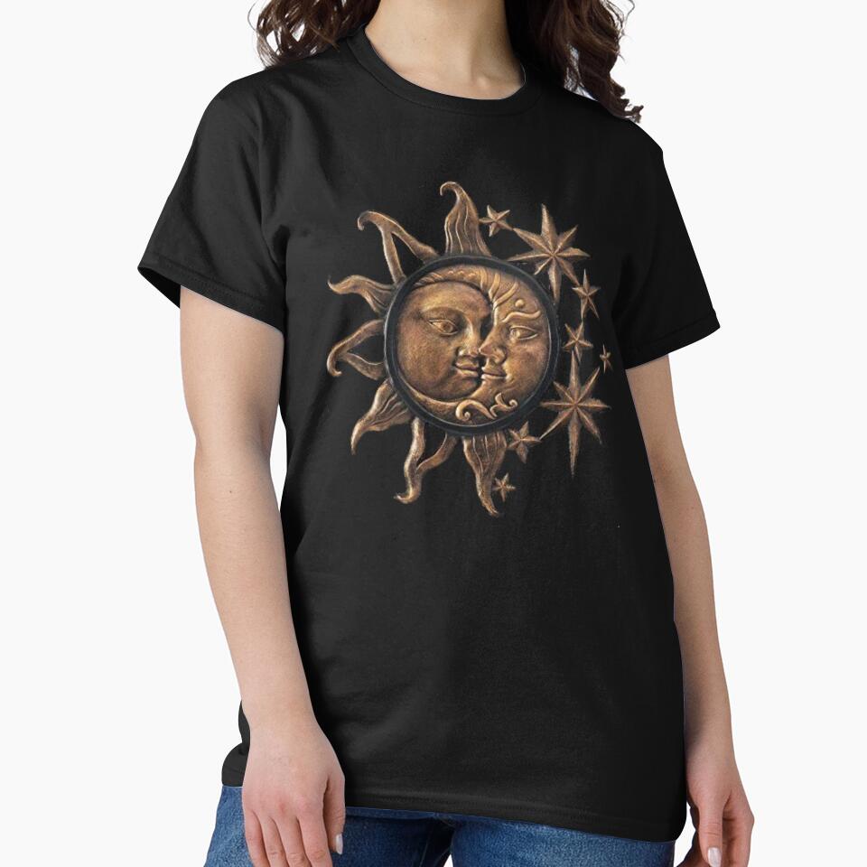 sun and moon 90s whimsygoth by bronte2004 T-Shirts, Hoodie, Sweatshirt | BlankRebels.com (Image 2)