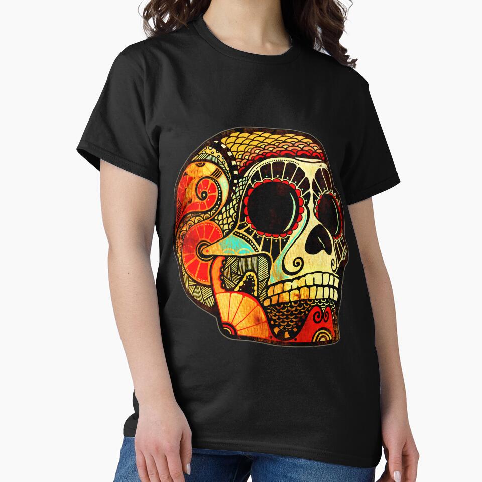 Grunge Skull by cmanyzxs29 T-Shirts, Hoodie, Sweatshirt | BlankRebels.com (Image 2)