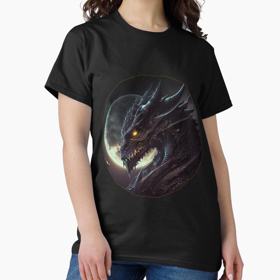 Dark gaze of the dragon by HarriPaloma T-Shirts, Hoodie, Sweatshirt | BlankRebels.com (Image 2)