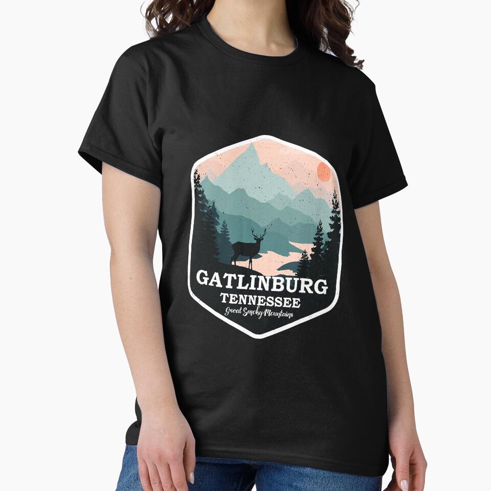 Gatlinburg Tennessee Great Smoky by VsheetArt T-Shirts, Hoodie, Sweatshirt | BlankRebels.com (Image 2)