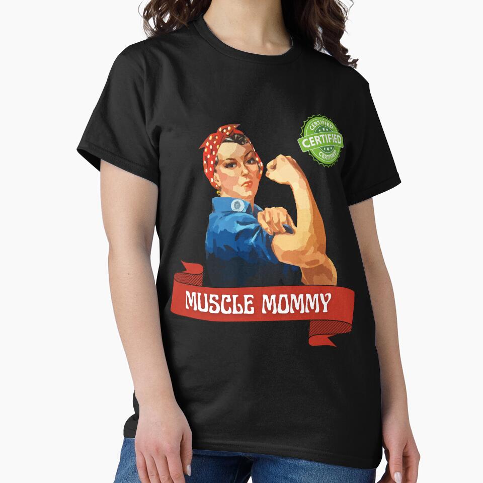 Retro Certified Muscle Mommy Graphic by Hedersondesigns T-Shirts, Hoodie, Sweatshirt | BlankRebels.com (Image 2)