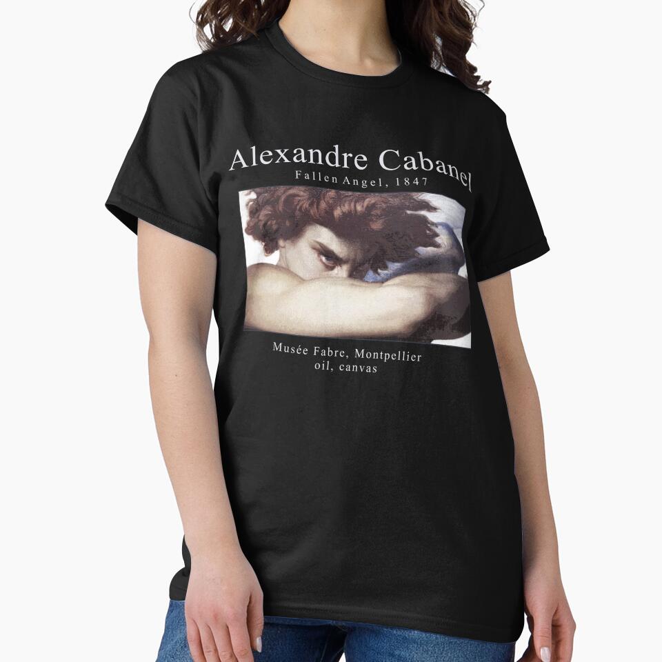 Dark Academia - Alexandre Cabanel - Fallen Angel by Asher-and-Asher T-Shirts, Hoodie, Sweatshirt | BlankRebels.com (Image 2)