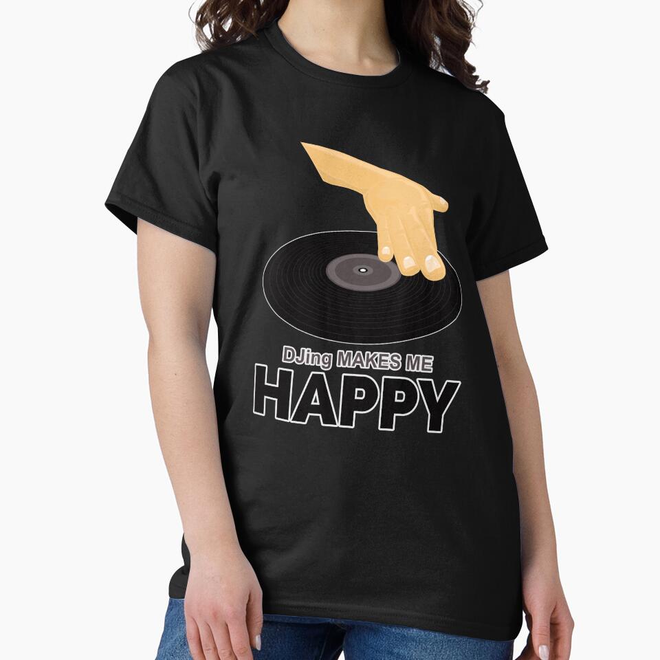 DJing Makes Me Happy by Adamzworld T-Shirts, Hoodie, Sweatshirt | BlankRebels.com (Image 2)