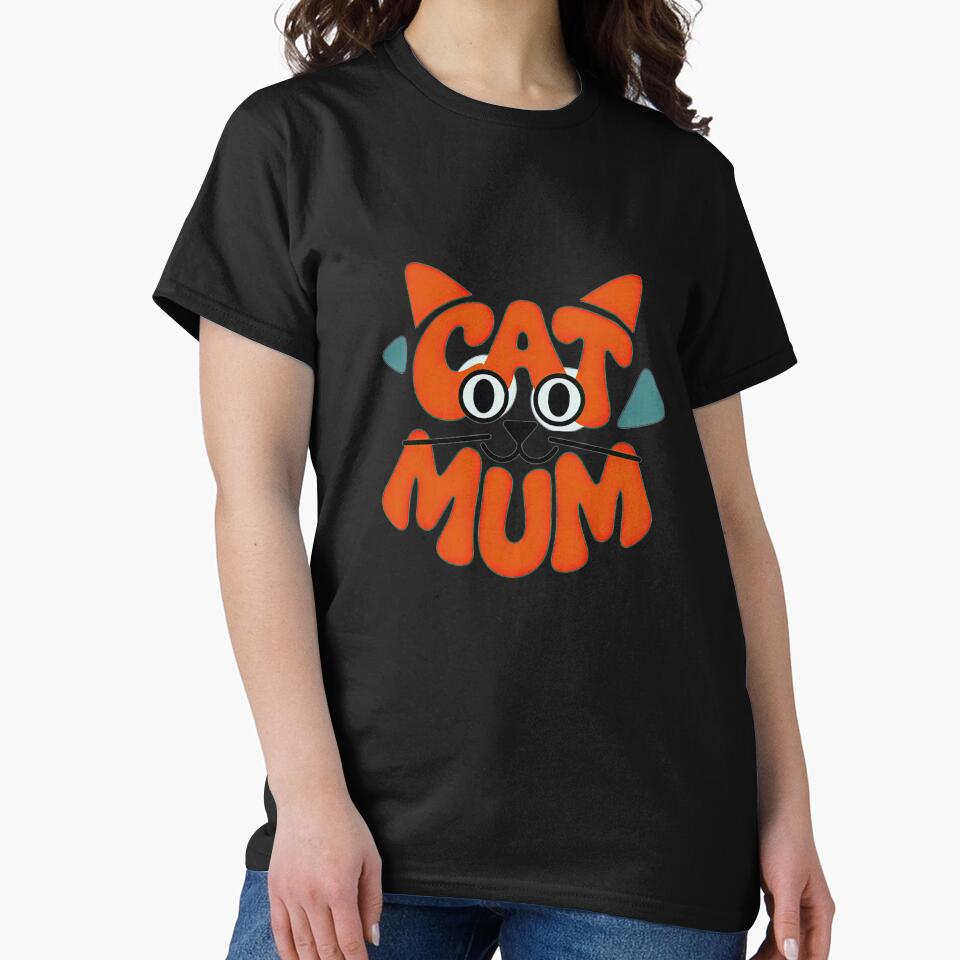cute funny cat mum cat logo, cute cat,cute funny by Expressions-Sel