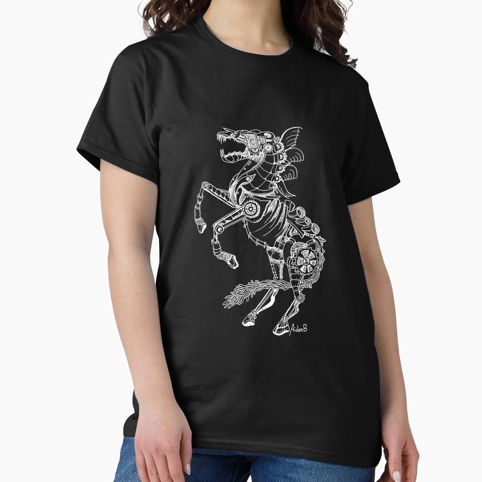 Steel Stallion White by Aiden Beatty T-Shirts, Hoodie, Sweatshirt | BlankRebels.com (Image 2)