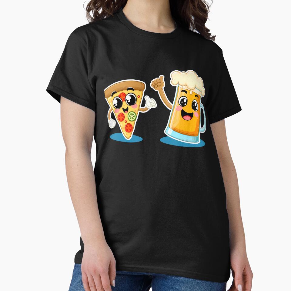 Funny Pizza Beer Lover by Logiamerch T-Shirts, Hoodie, Sweatshirt | BlankRebels.com (Image 2)