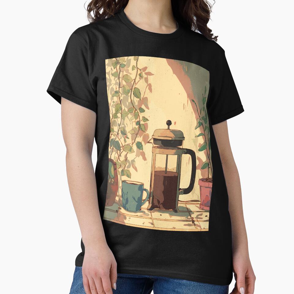 Scholarly Brew Coffee Press Light Academia by bapupa T-Shirts, Hoodie, Sweatshirt | BlankRebels.com (Image 2)