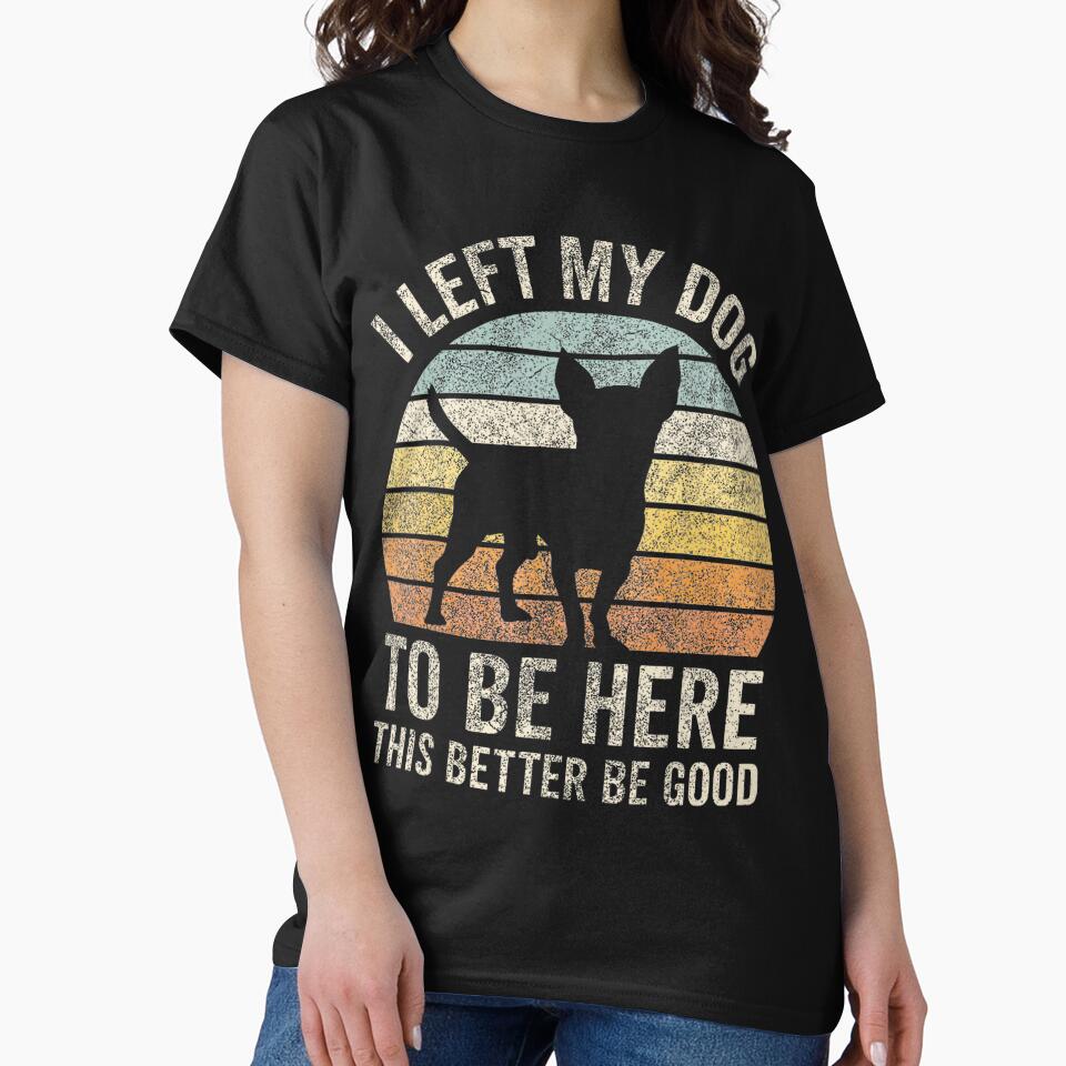 Chihuahua Dog Dad Retro Sunset By Merch, Limited Edition, Perfect Gift For You And Friends by Tara Ware... (Image 2)