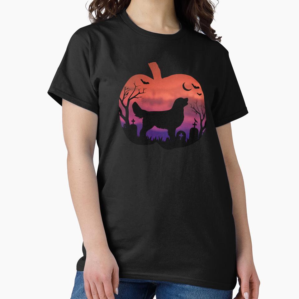 Golden Retriever Pumpkin Happy Halloween Cute Dog Gift by Guarddogdrive T-Shirts, Hoodie, Sweatshirt (Image 2)
