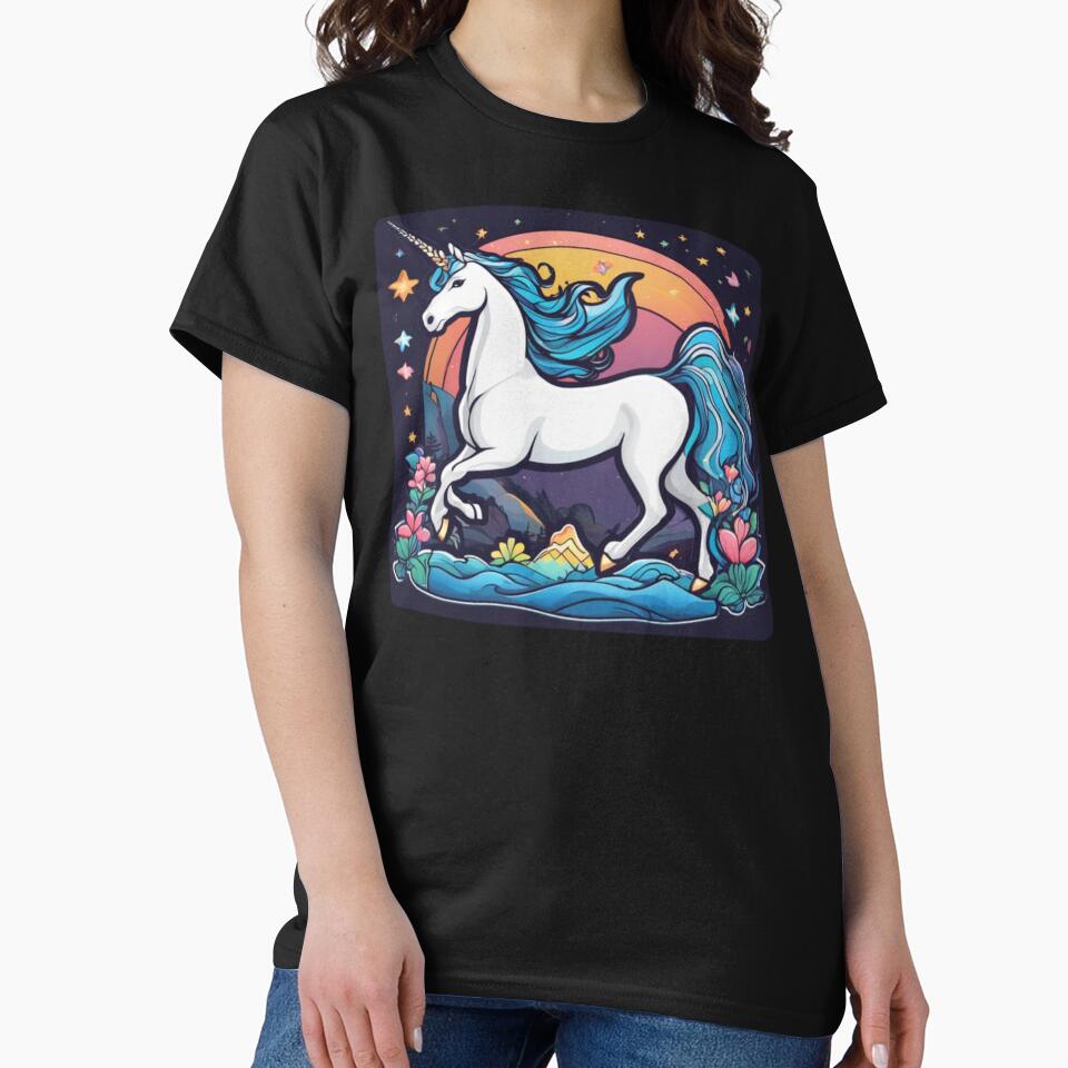 Cool Unicorn Art by Planetporridge T-Shirts, Hoodie, Sweatshirt | BlankRebels.com (Image 2)