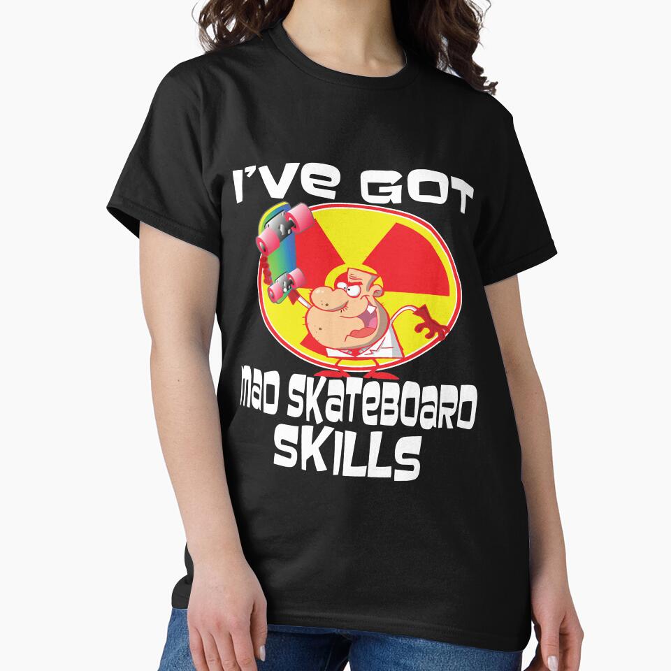 Funny I've Got Mad Skateboard Skills T Shirt and Skateboard Gifts by angy2017 Hoodie, Sweatshirt | BlankRebels.com (Image 2)